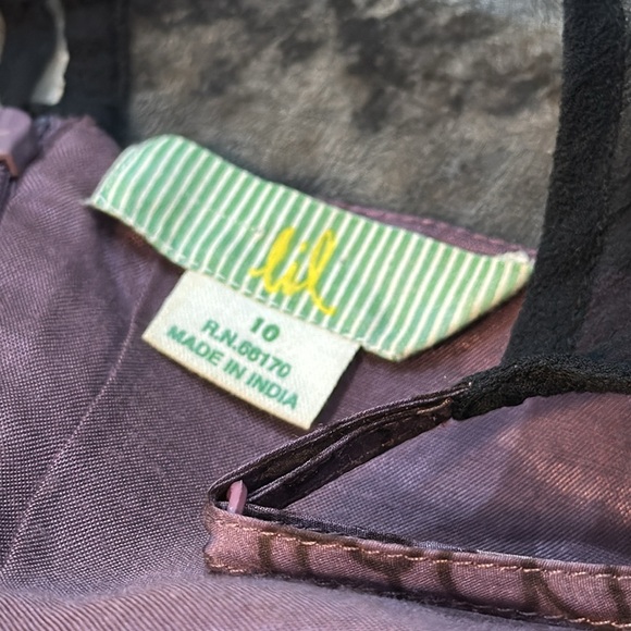 Anthropologie | Lil | Girls from Savoy Spaghetti Strap Dress in Purple Size 10 - Picture 14 of 16